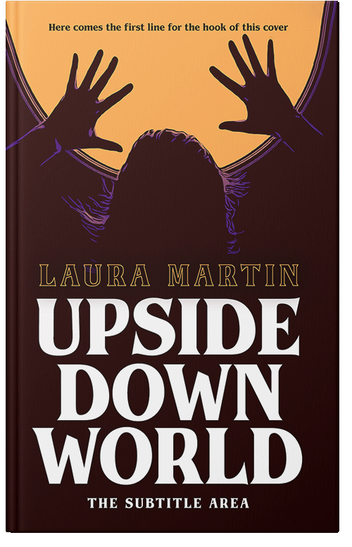 Front view of Rajah #14735 - Premade Horror Book Cover