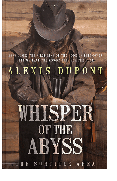 Front view of Bistre #14744 - Premade Action & Adventure Book Cover