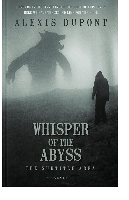 Front view of Outer Space #14753 - Premade Horror Book Cover