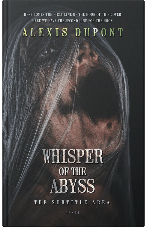 Front view of Premade Horror Book Cover - Shark