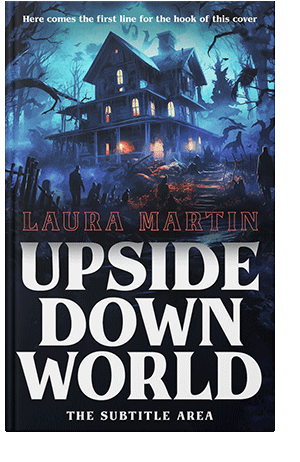 Pre Made Book Cover Ebony