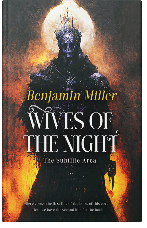 Front view of Di Serria #14780 - Premade Fantasy Book Cover