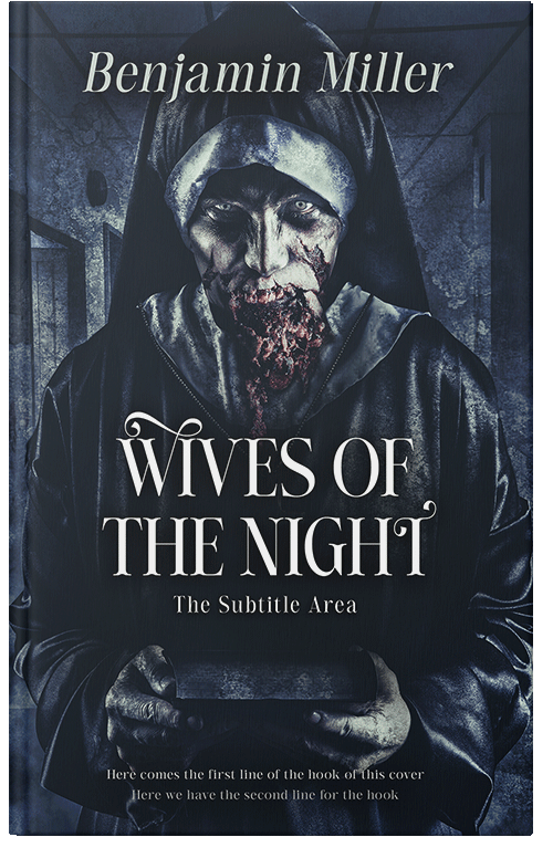 Front view of Premade Horror Book Cover - Mirage