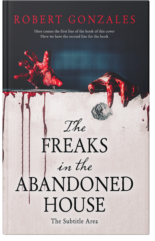 Front view of Premade Horror Book Cover - Dawn Pink