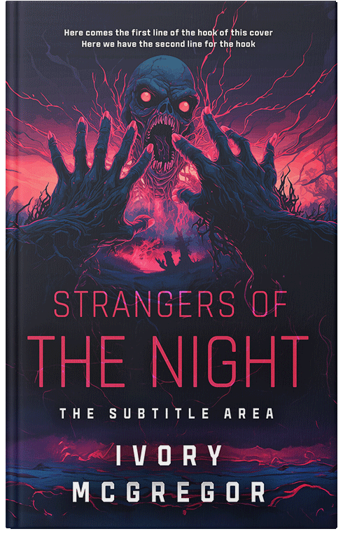 Front view of Mirage #14797 - Premade Horror Book Cover