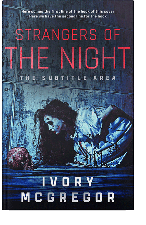 Front view of Mirage #14802 - Premade Horror Book Cover