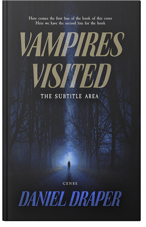 Front view of Premade Horror Book Cover - Charade