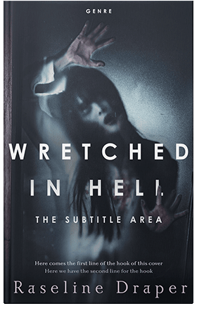 Pre Made Book Cover Ebony Clay