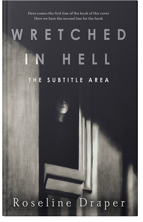 Front view of Cloudy #14823 - Premade Horror Book Cover