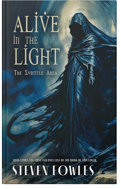 Front view of Big Stone #14833 - Premade Horror Book Cover