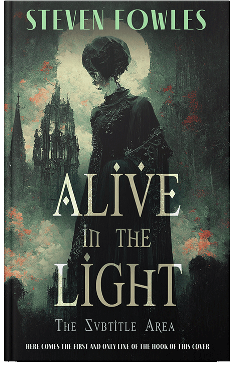 Front view of Coral Reef #14834 - Premade Horror Book Cover