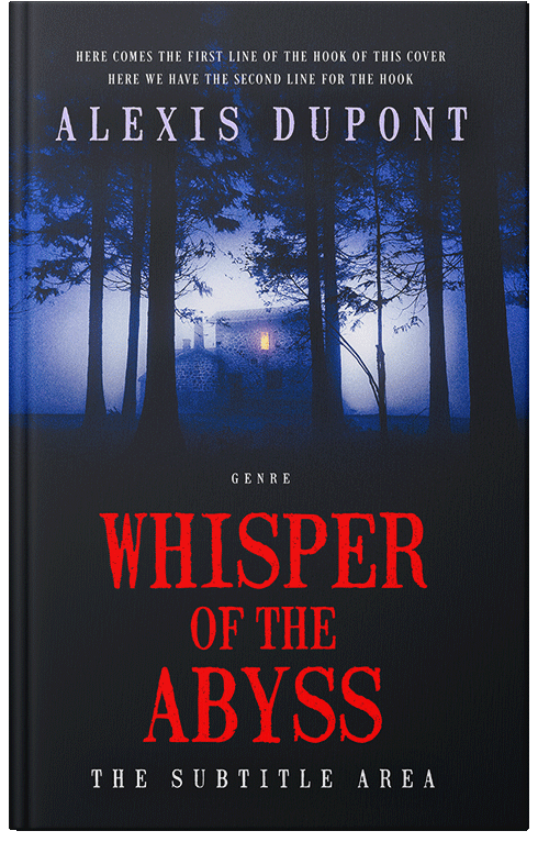 Front view of Mirage #14840 - Premade Horror Book Cover