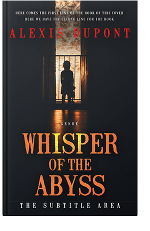 Pre Made Book Cover Black