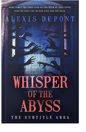 Pre Made Book Cover Ebony