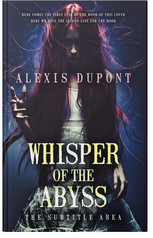 Front view of Steel Gray #14845 - Premade Horror Book Cover