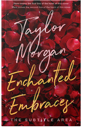 Pre Made Book Cover Dark Burgundy