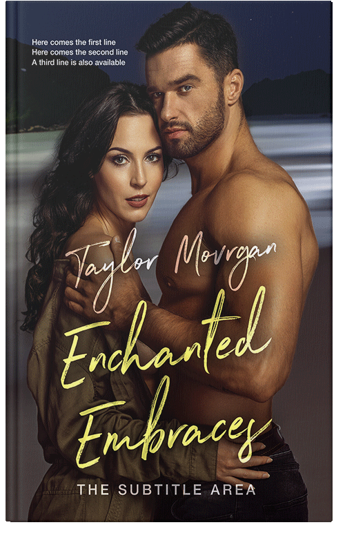 Front view of Cocoa Brown #14858 - Premade Romance Book Cover