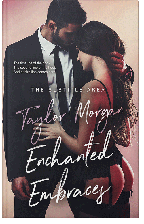 Front view of Clam Shell #14862 - Premade Erotica Book Cover