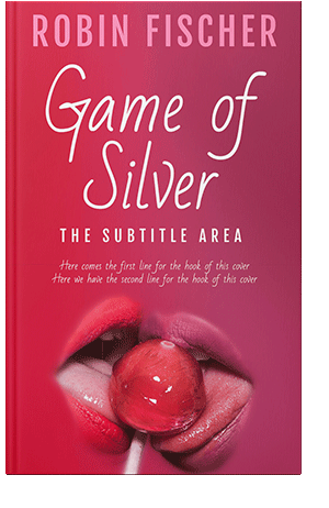 Pre Made Book Cover Maroon Flush