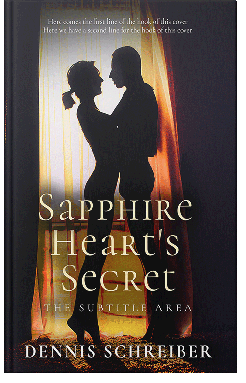 Front view of Premade Erotica Book Cover - Tan