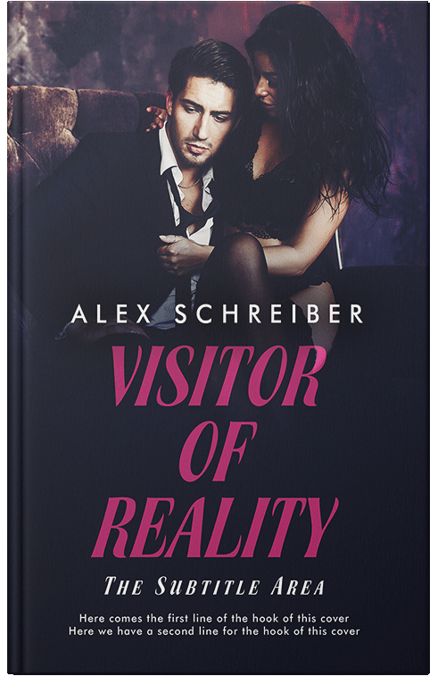 Front view of Steel Gray #14900 - Premade Romance Book Cover