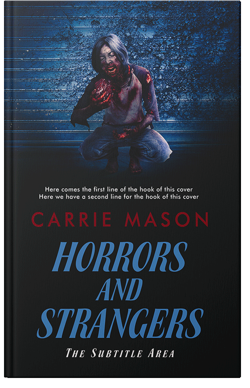 Front view of Mirage #14906 - Premade Horror Book Cover