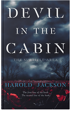 Pre Made Book Cover Ebony Clay