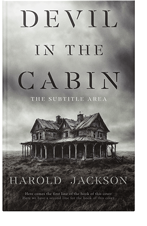 Pre Made Book Cover Gray Nickel