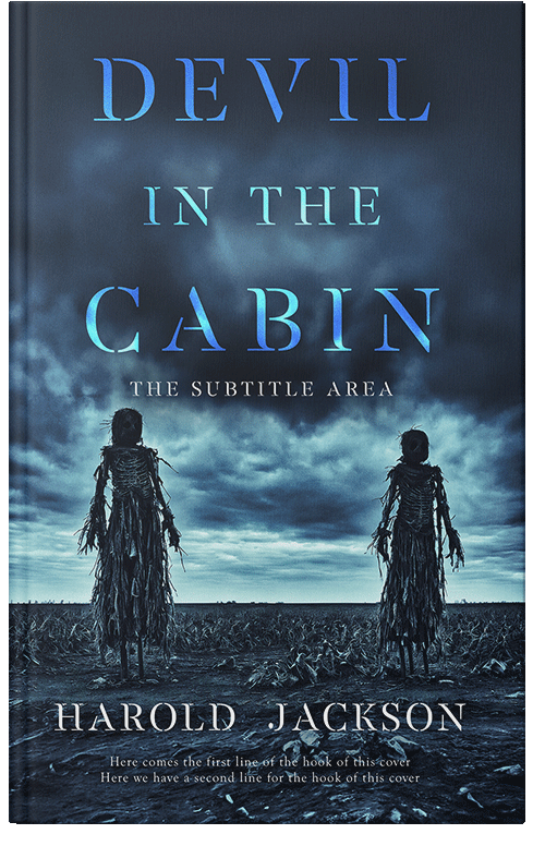 Front view of Cloud Burst #14919 - Premade Horror Book Cover