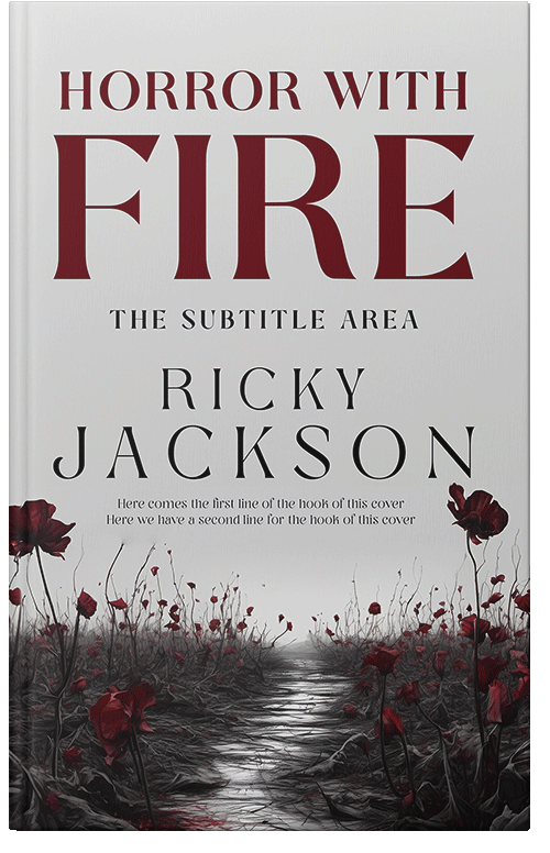 Front view of Jon #14921 - Premade Abstract Book Cover