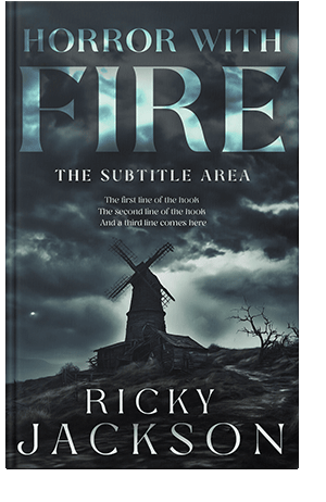 Pre Made Book Cover Outer Space