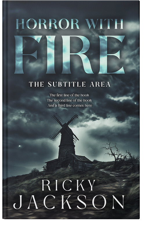 Front view of Outer Space #14927 - Premade Horror Book Cover