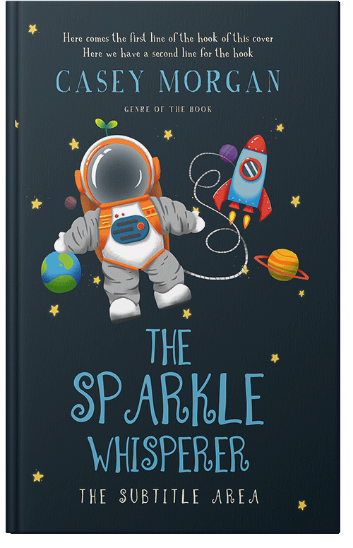 Front view of Premade Science Fiction Book Cover - Timber Green