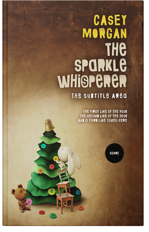 Front view of Premade Children's Book Cover - Old Copper