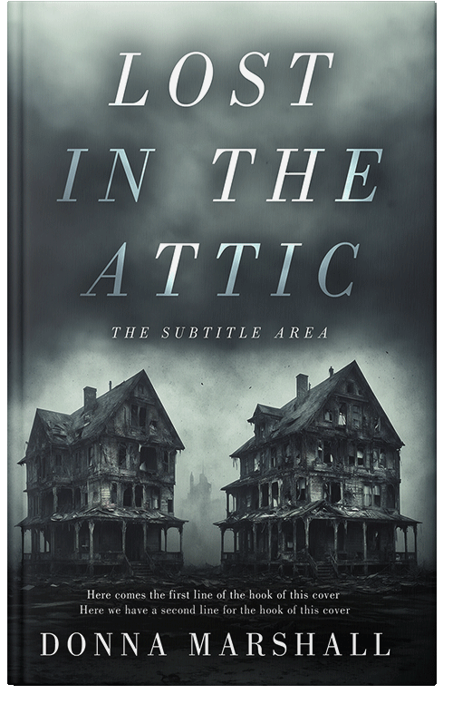 Front view of Premade Mystery & Thriller & Suspense Book Cover - Outer Space