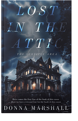 Pre Made Book Cover Ebony Clay