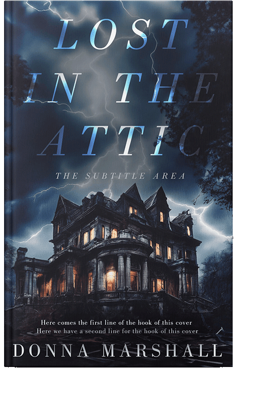 Front view of Ebony Clay #14956 - Premade Historical Book Cover