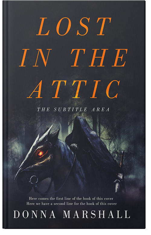 Front view of Charade #14960 - Premade Fantasy Book Cover