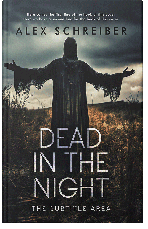 Front view of Shark #14988 - Premade Mystery & Thriller & Suspense Book Cover