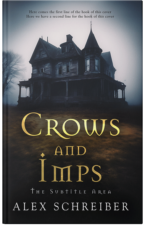 Front view of Swirl #14994 - Premade Mystery & Thriller & Suspense Book Cover