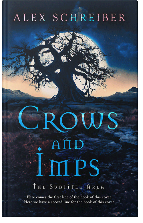 Front view of Premade Fantasy Book Cover - Firefly