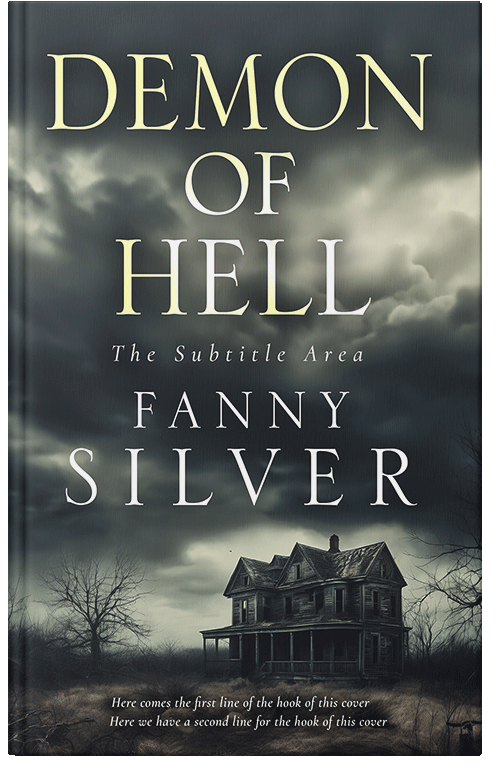 Front view of Outer Space #15011 - Premade Horror Book Cover