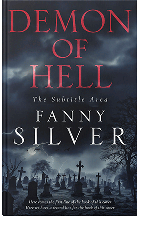 Pre Made Book Cover Ebony Clay