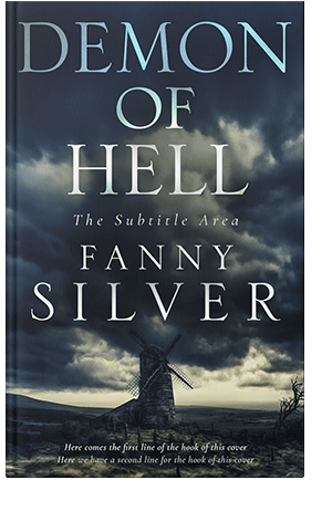 Pre Made Book Cover Ebony Clay