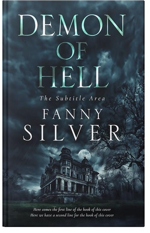 Front view of Mirage #15016 - Premade Horror Book Cover