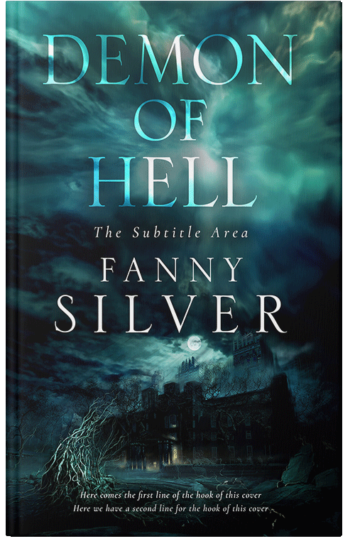 Front view of Premade Horror Book Cover - Firefly