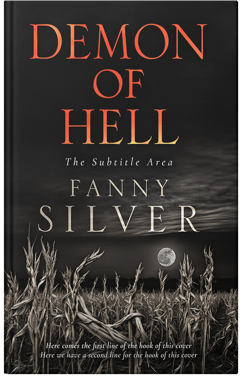 Front view of Premade Horror Book Cover - Cod Gray