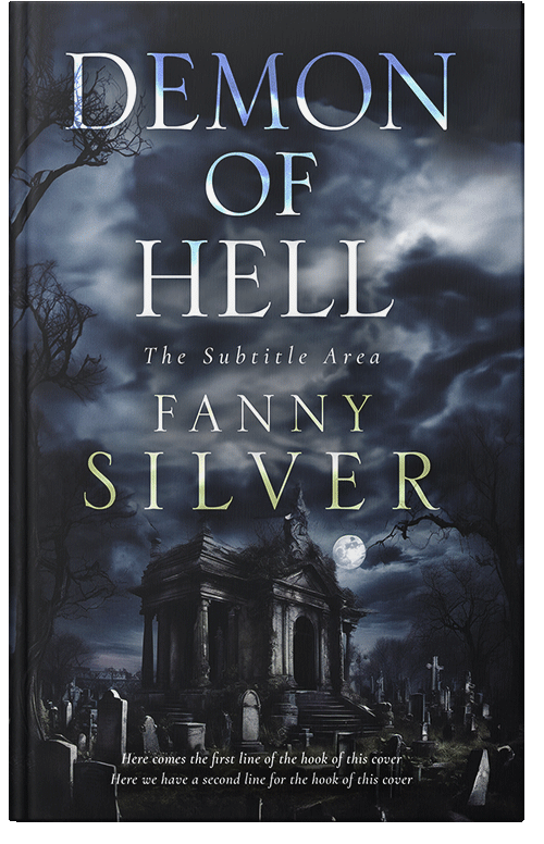 Front view of Charade #15020 - Premade Horror Book Cover