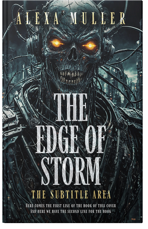 Front view of Bunker #15022 - Premade Horror Book Cover