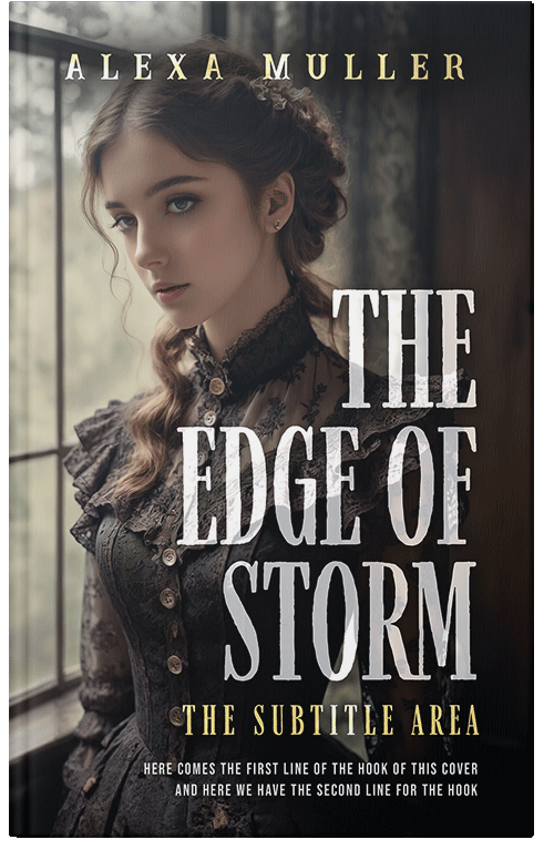 Front view of Ash #15027 - Premade Apocalyptica Book Cover